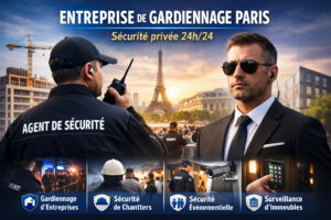 Entreprise de gardiennage et de sécurité privée à Paris