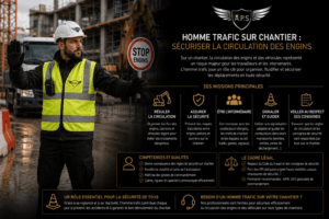 homme trafic chantier circulation